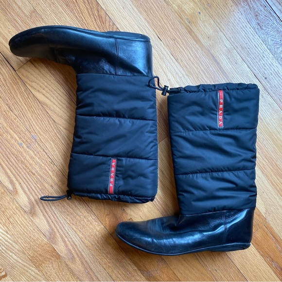 Prada vintage snow boots linea rosa size 41 - Picture 1 of 6